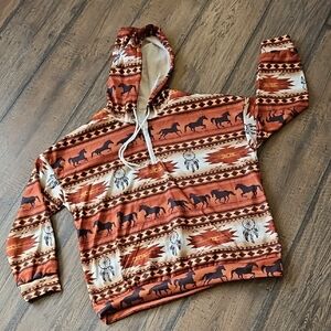 Men's Brown Patterned Sweater